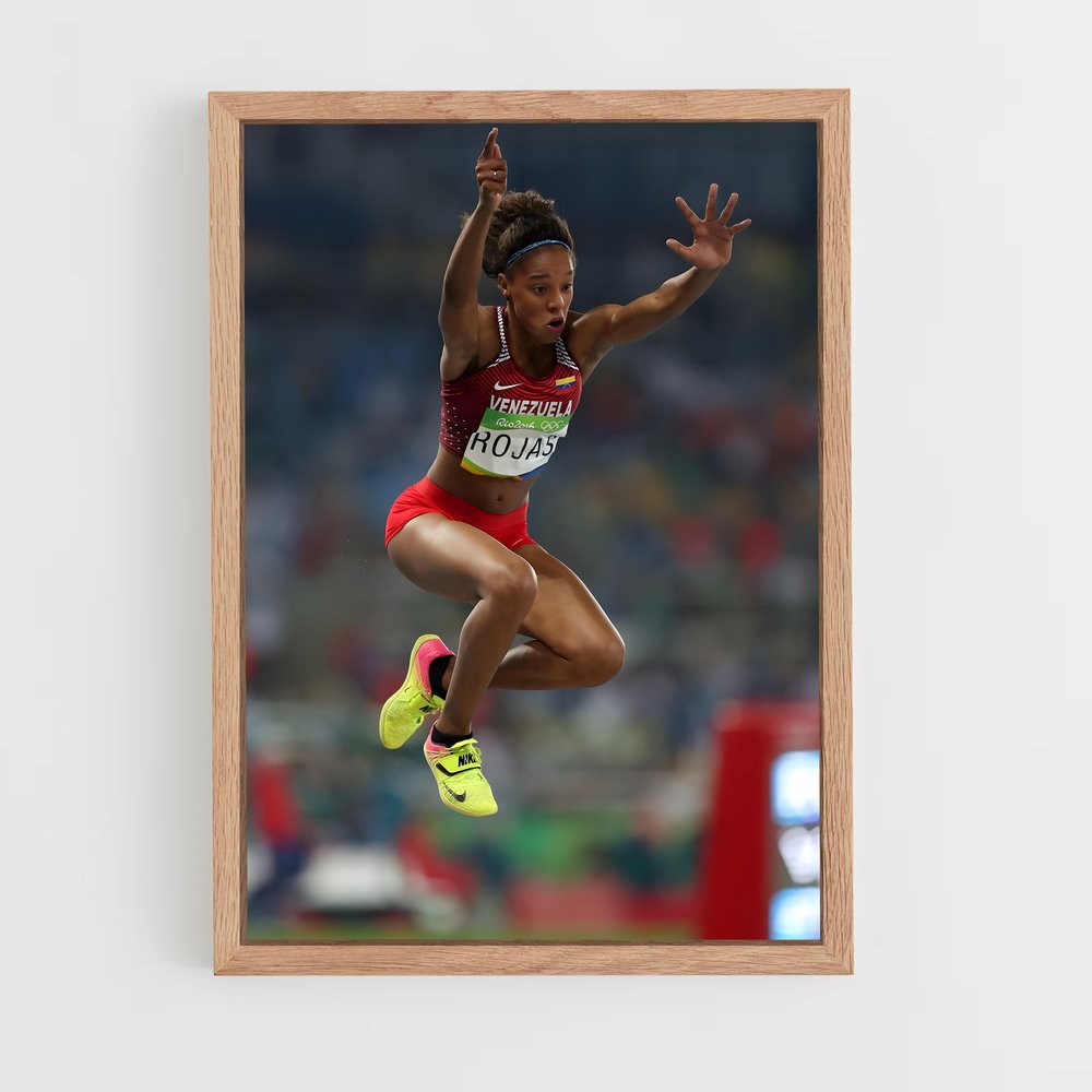 Poster Yulimar rojas – affiche Athlétisme (vue 4)
